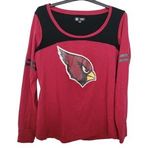 NFL Team Apparel Women's Long Sleeve Arizona Cardinals T-shirt | M